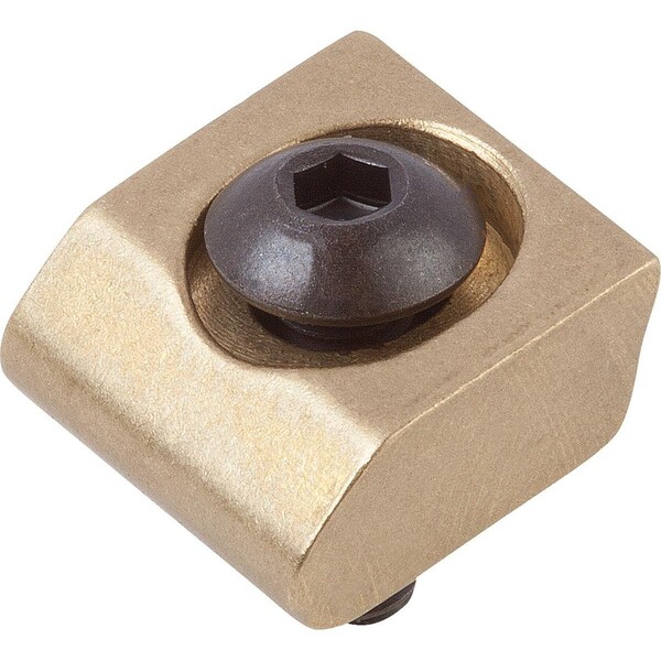 Chock Clamp D=M02, 5X8, Form:B Brass